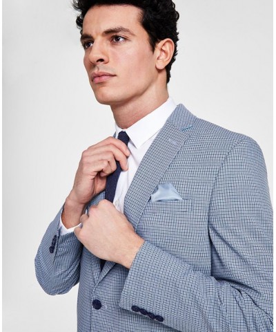 Men's Slim-Fit Mini Check Suit Jacket Multi $66.50 Suits