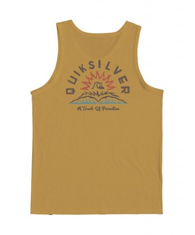 Quicksilver Men's Water Tales Tank T-shirt Yellow $15.07 T-Shirts