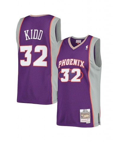 Men's Jason Kidd Purple Phoenix Suns 2000-2001 Authentic Hardwood Classics Swingman Jersey $58.00 Jersey