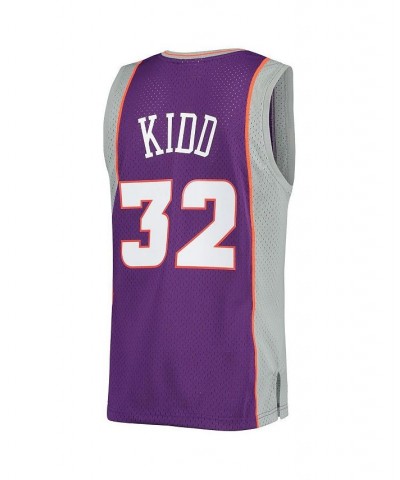 Men's Jason Kidd Purple Phoenix Suns 2000-2001 Authentic Hardwood Classics Swingman Jersey $58.00 Jersey