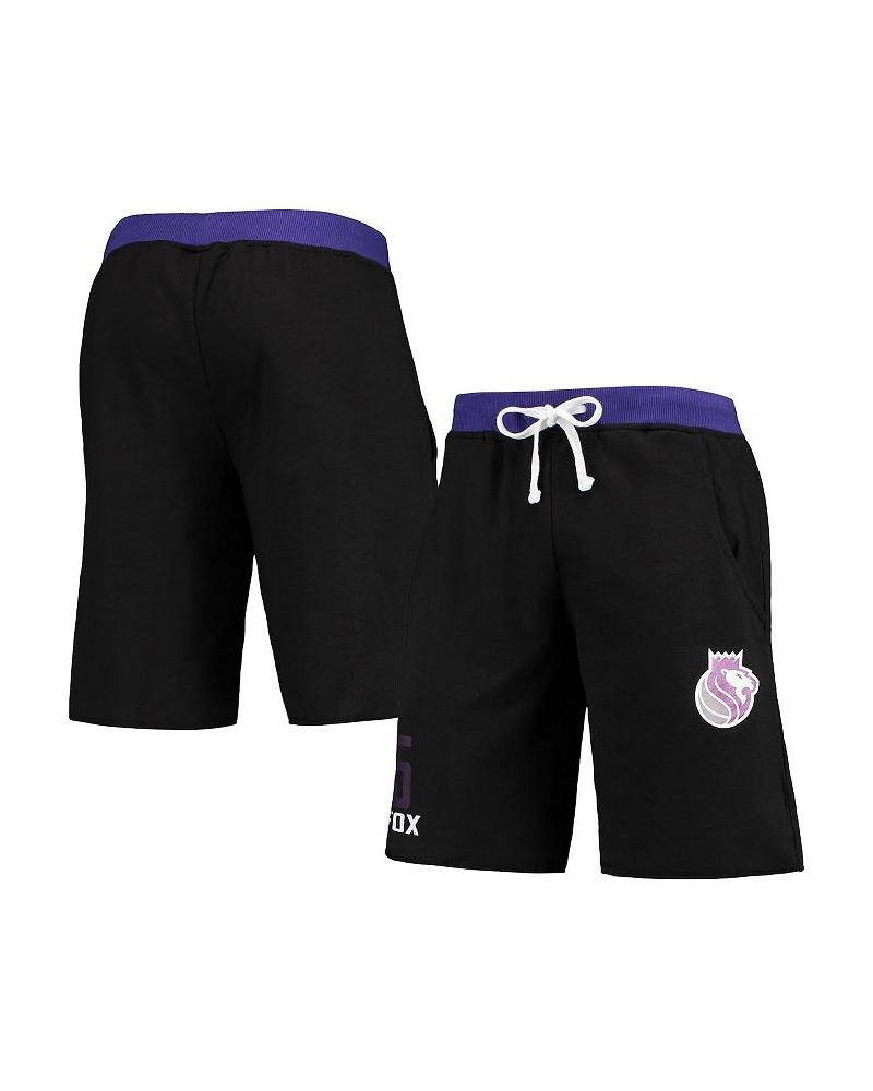 Men's De'Aaron Fox Black Sacramento Kings Name and Number French Terry Shorts $19.43 Shorts