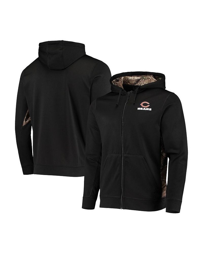 Men's Black, Realtree Camo Chicago Bears Decoy Tech Fleece Full-Zip Hoodie $40.80 Sweatshirt