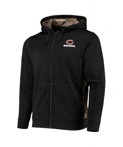 Men's Black, Realtree Camo Chicago Bears Decoy Tech Fleece Full-Zip Hoodie $40.80 Sweatshirt