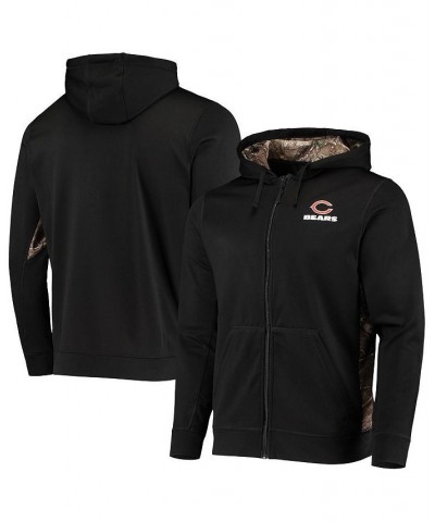 Men's Black, Realtree Camo Chicago Bears Decoy Tech Fleece Full-Zip Hoodie $40.80 Sweatshirt