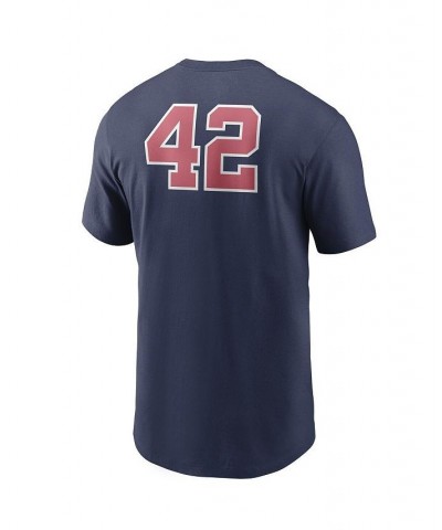 Men's Navy Atlanta Braves Jackie Robinson Day Team 42 T-shirt $20.39 T-Shirts