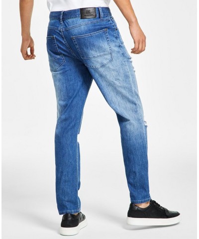 I.N.C. International Concepts Men's Tapered-Fit Destroyed Jeans Blue $13.53 Jeans