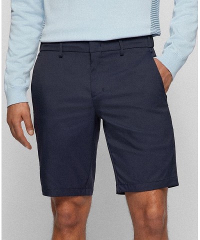 BOSS Men's Slim-Fit Shorts Blue $65.52 Shorts