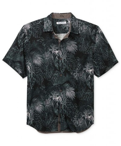 Men's Luminescent Fronds Shirt Black $48.41 Shirts