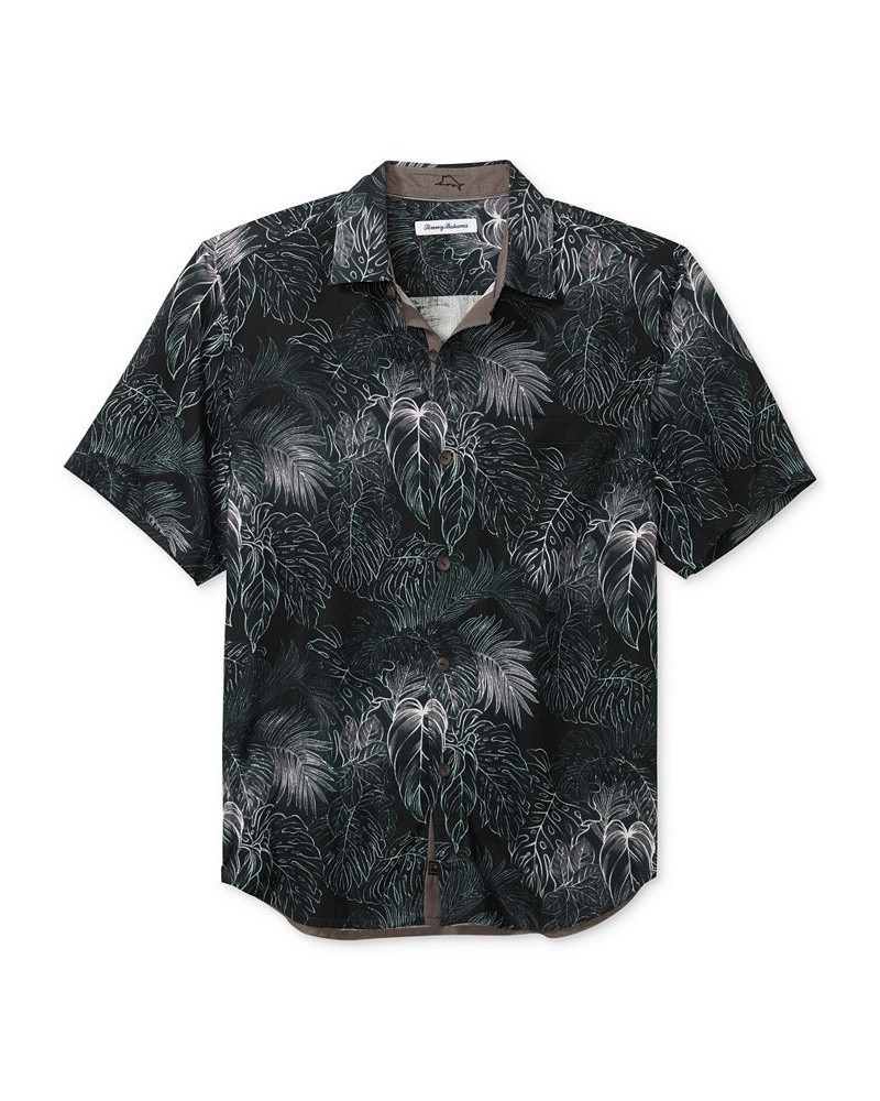 Men's Luminescent Fronds Shirt Black $48.41 Shirts