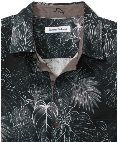 Men's Luminescent Fronds Shirt Black $48.41 Shirts