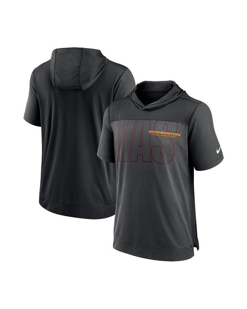 Men's Heather Charcoal, Black Washington Football Team Performance Hoodie T-shirt $28.00 T-Shirts