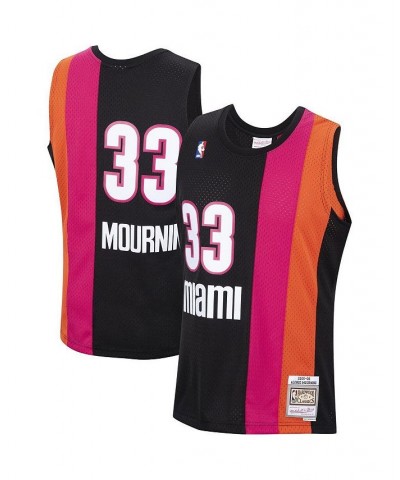 Men's Alonzo Mourning Black Miami Heat 2005-06 Hardwood Classics Swingman Jersey $36.63 Jersey