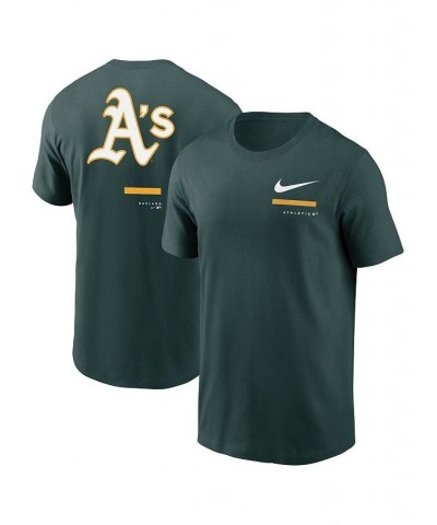 Men's Green Oakland Athletics Over the Shoulder T-shirt $25.99 T-Shirts