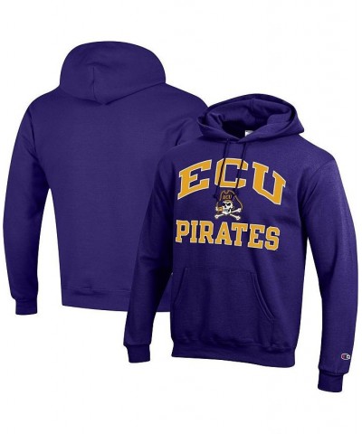 Men's Purple ECU Pirates High Motor Pullover Hoodie $32.90 Sweatshirt