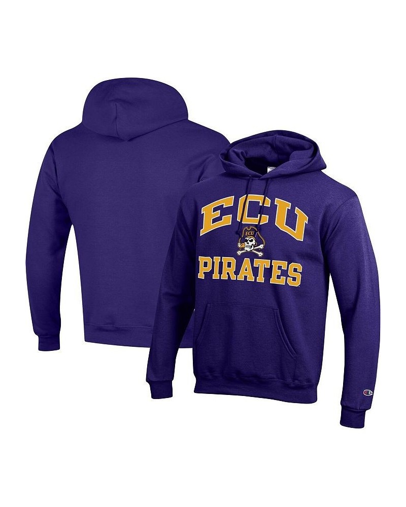 Men's Purple ECU Pirates High Motor Pullover Hoodie $32.90 Sweatshirt