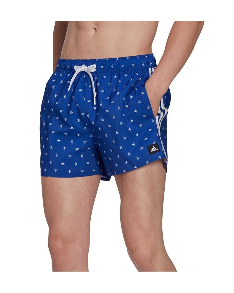 Men's Classics Quick-Dry Logo-Print 3" Swim Trunks Blue $21.01 Swimsuits