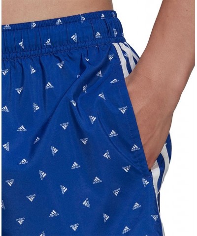 Men's Classics Quick-Dry Logo-Print 3" Swim Trunks Blue $21.01 Swimsuits