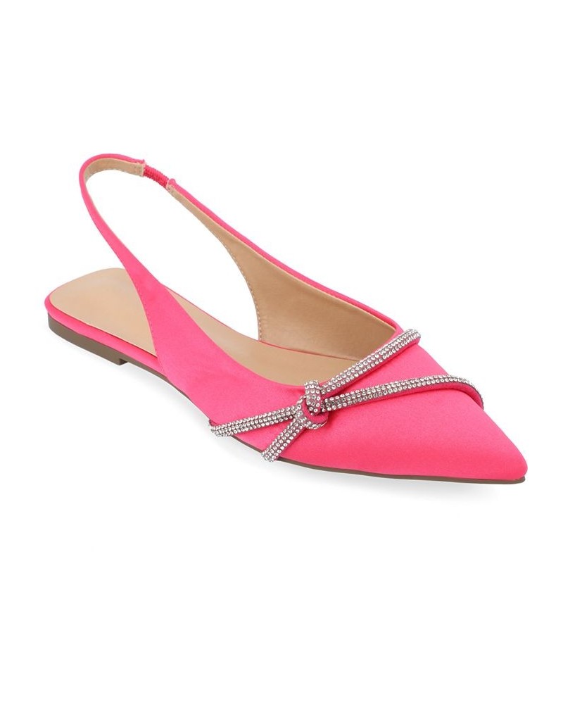 Women's Rebbel Slingback Flat Pink $39.95 Shoes