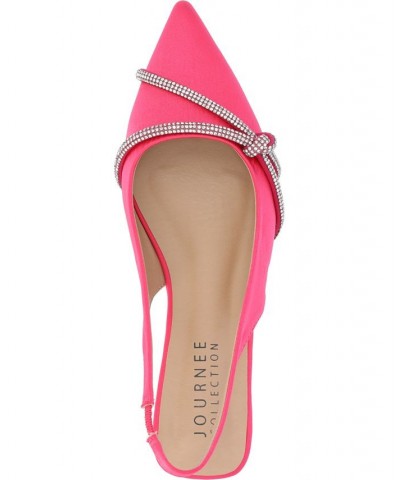 Women's Rebbel Slingback Flat Pink $39.95 Shoes