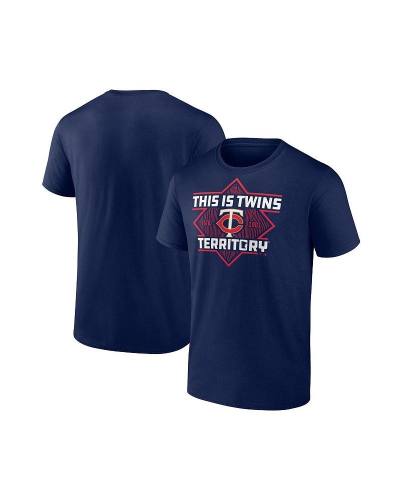 Men's Branded Navy Minnesota Twins Hometown Collection Territory T-shirt $16.80 T-Shirts