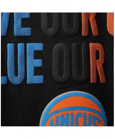 Men's Black New York Knicks Social Justice Team T-shirt $18.71 T-Shirts