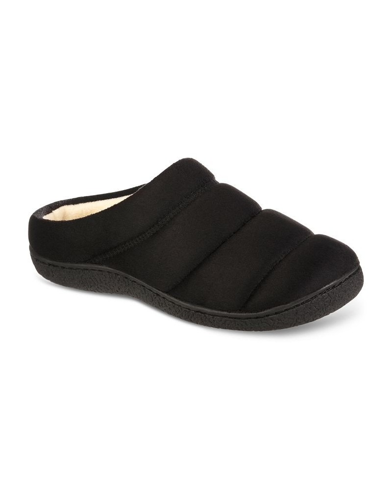 Men's Rory Hoodback Puffer Slipper Black $14.28 Shoes