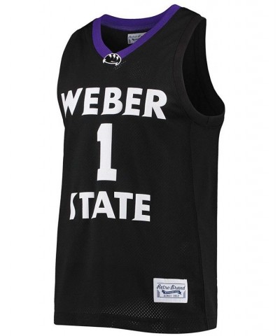 Original Men's Damian Lillard Black Weber State Wildcats Alumni Commemorative Classic Basketball Jersey $45.50 Jersey