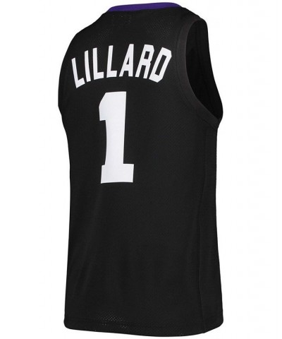 Original Men's Damian Lillard Black Weber State Wildcats Alumni Commemorative Classic Basketball Jersey $45.50 Jersey