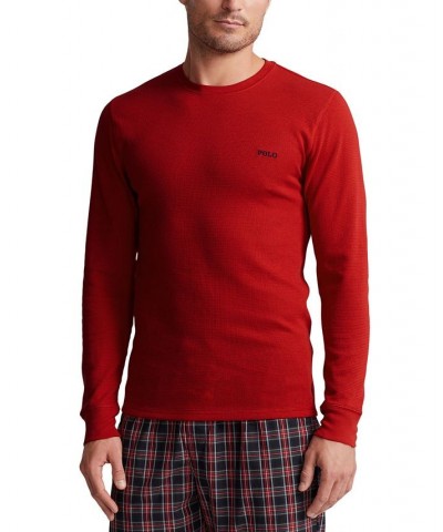 Men's Big & Tall Waffle Knit Thermal Pajama Shirt PD05 $18.06 Pajama