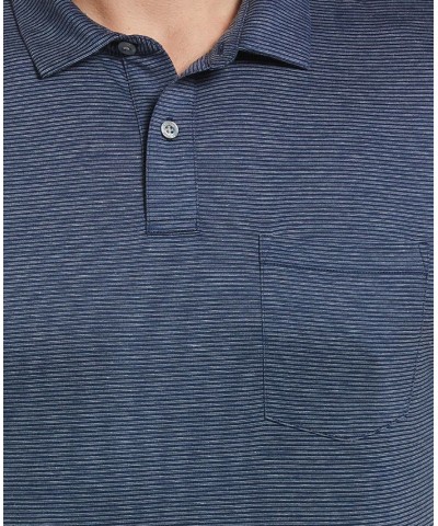 Men's Fine Line Eco Short Sleeve Golf Polo Shirt with Pocket PD03 $19.72 Polo Shirts