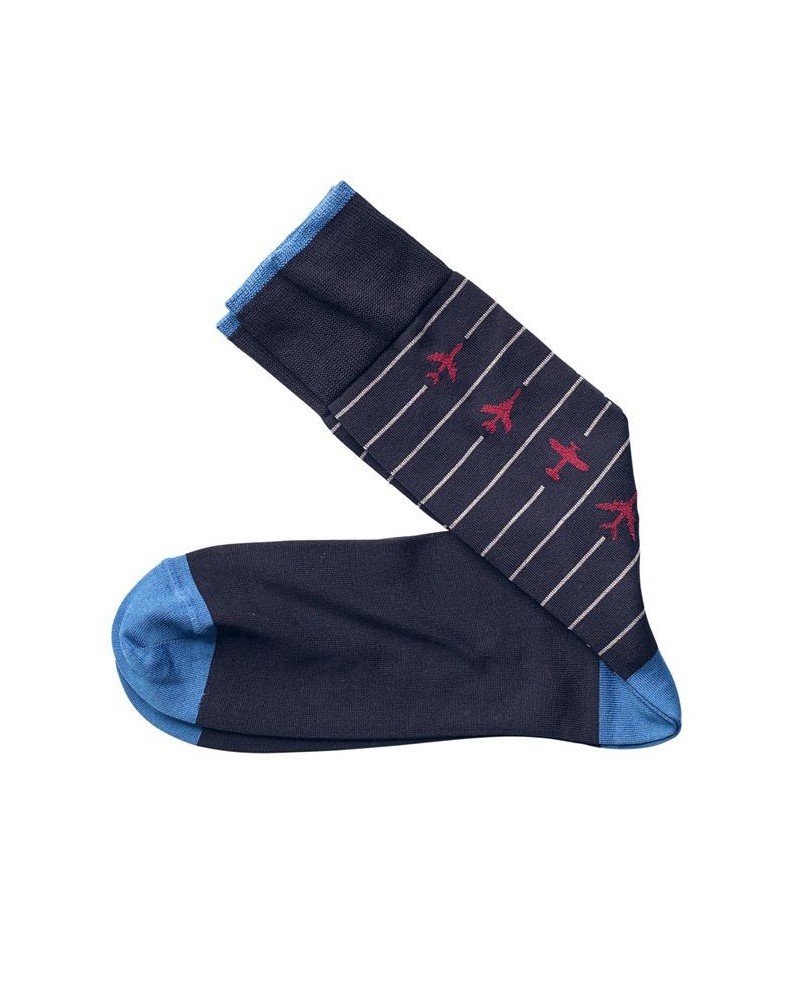 Airplanes Socks Blue $11.70 Socks