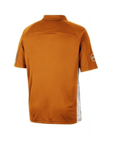 Men's Burnt Orange Texas Longhorns OHT Military-Inspired Appreciation Snow Camo Raglan Polo Shirt $35.99 Polo Shirts