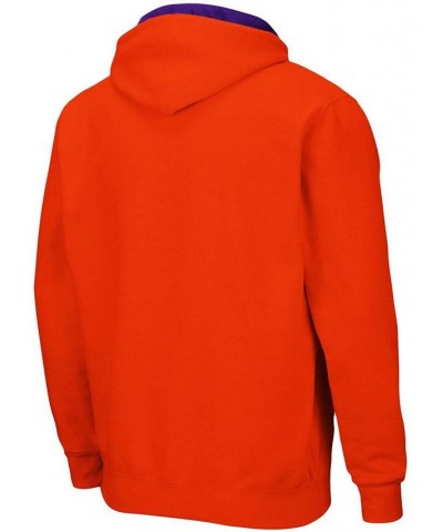 Men's Orange Clemson Tigers Arch Logo 2.0 Full-Zip Hoodie $24.20 Sweatshirt