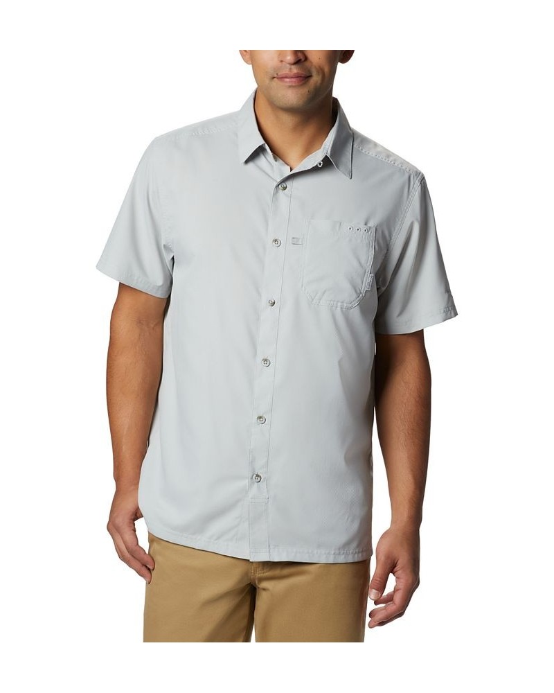 Men's Slack Tide Camp Shirt Cool Gray $28.05 Shirts