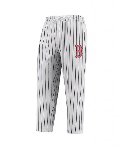 Men's White, Navy Boston Red Sox Vigor Lounge Pant $30.79 Pajama