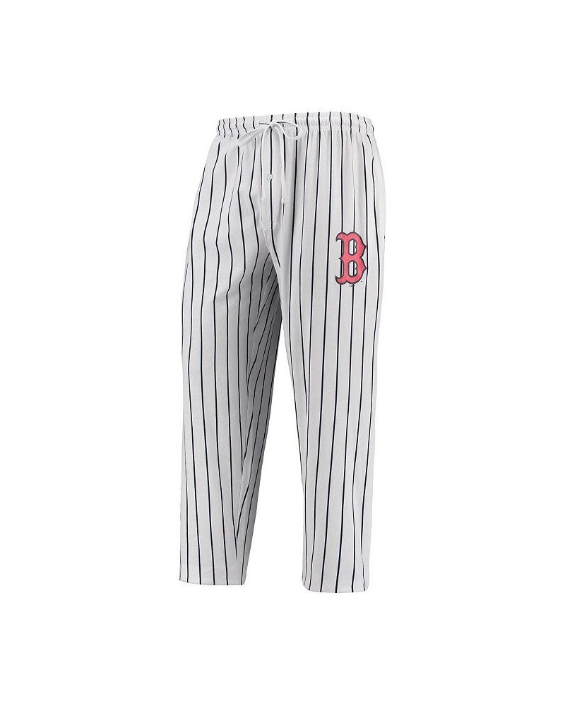 Men's White, Navy Boston Red Sox Vigor Lounge Pant $30.79 Pajama