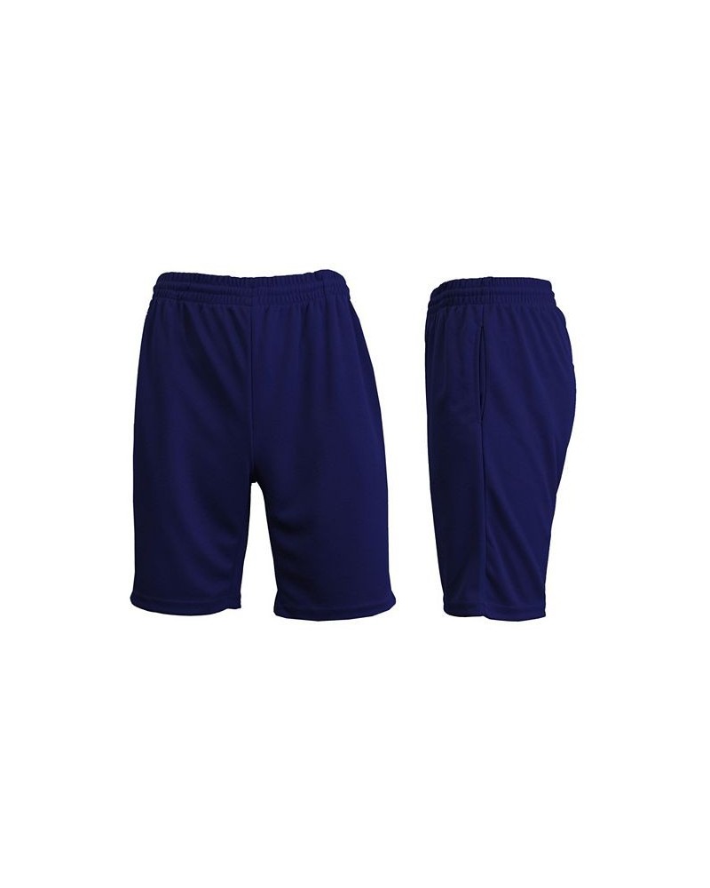 Men's Moisture Wicking Performance Basic Mesh Shorts Navy $12.00 Shorts