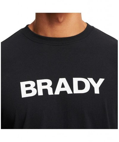 Men's Black Wordmark Long Sleeve T-shirt $20.40 T-Shirts