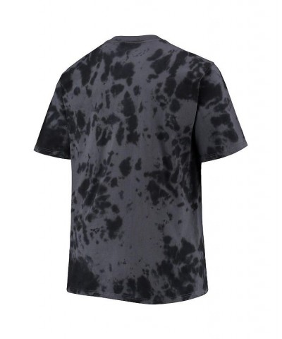 Men's Black New York Knicks Big and Tall Marble Dye Tonal Performance T-shirt $17.10 T-Shirts