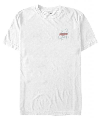 Men's NEFF Electric Hall Short Sleeve T-shirt White $14.70 T-Shirts