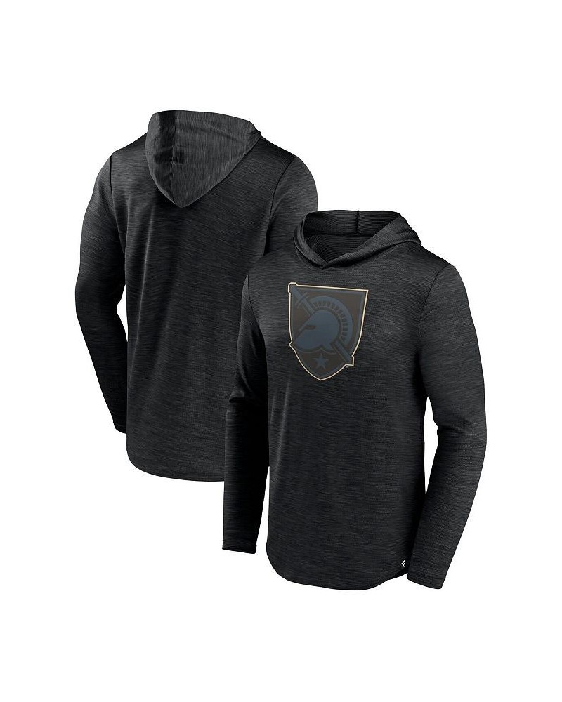 Men's Branded Heather Black Army Black Knights Transitional Hoodie T-shirt $30.00 T-Shirts