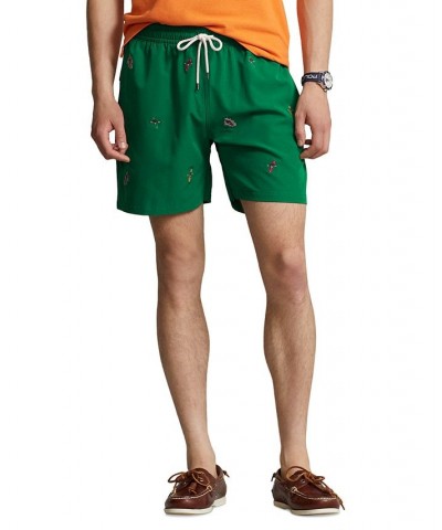 Men's 5-3/4" Traveler Classic Swim Trunks Multi $47.25 Swimsuits