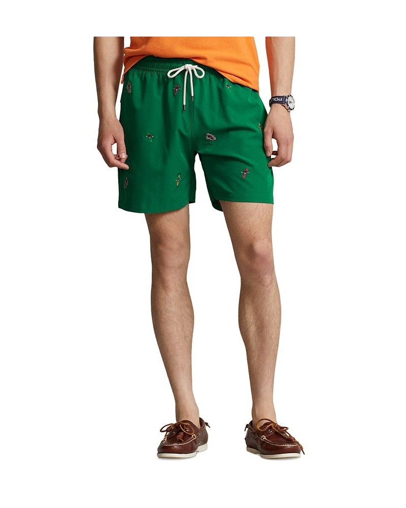 Men's 5-3/4" Traveler Classic Swim Trunks Multi $47.25 Swimsuits