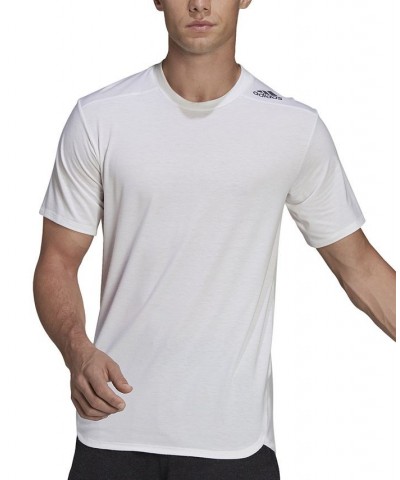 Men's D4S Slim Training T-Shirt White $27.00 T-Shirts