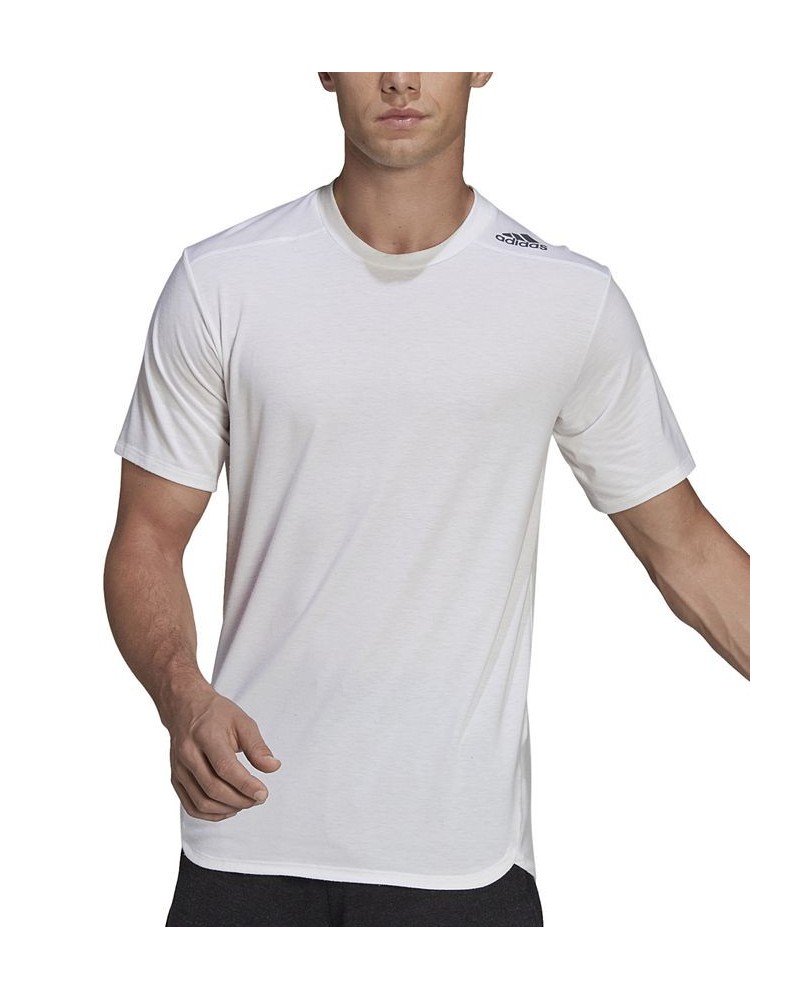 Men's D4S Slim Training T-Shirt White $27.00 T-Shirts