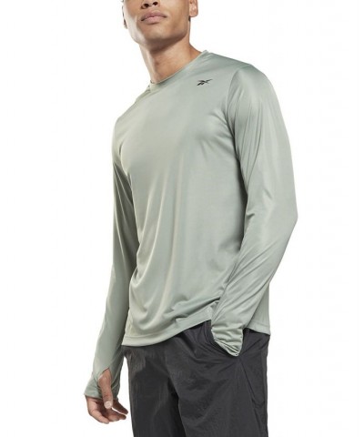 Men's Classic Fit Long-Sleeve Training Tech T-Shirt Green $15.60 T-Shirts