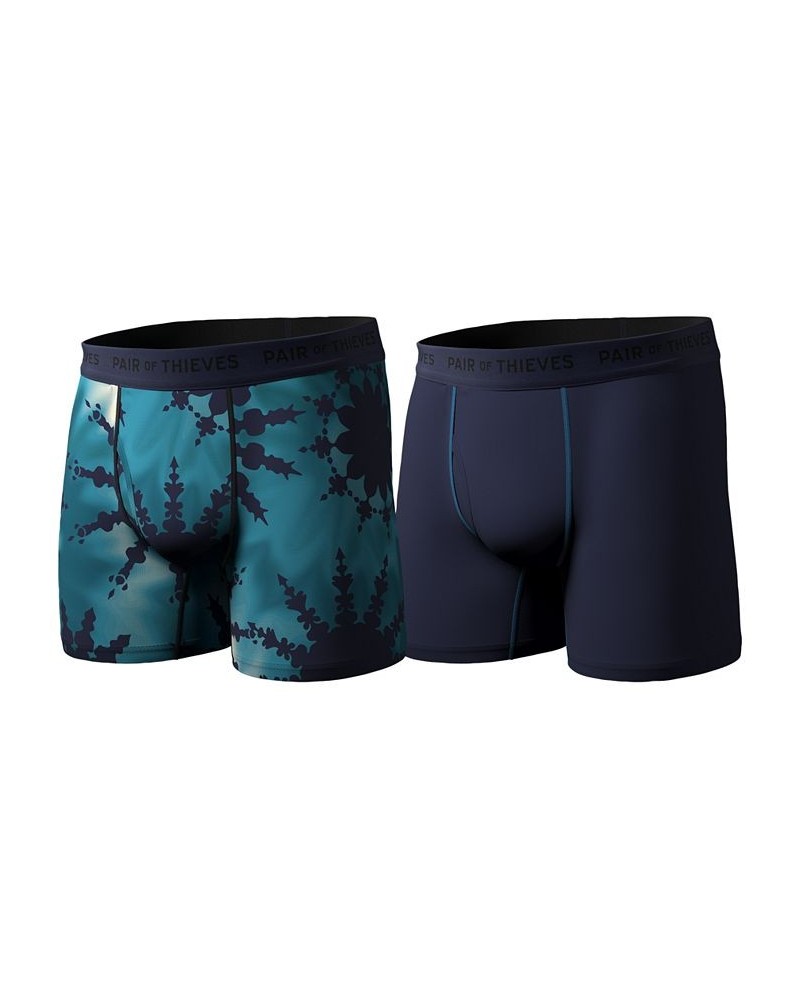 Men's RFE SuperSoft 5" Boxer Briefs - 2pk. Blue $18.54 Underwear