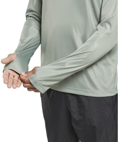 Men's Classic Fit Long-Sleeve Training Tech T-Shirt Green $15.60 T-Shirts