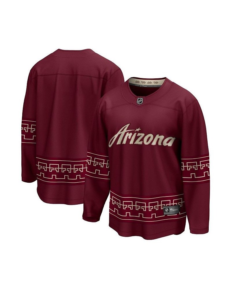 Men's Branded Garnet Arizona Coyotes Alternate 2022/23 Premier Breakaway Jersey $51.06 Jersey