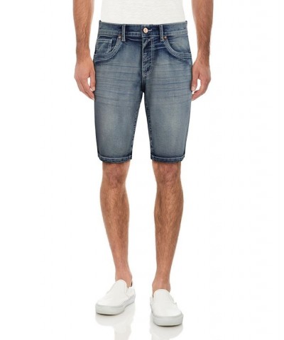 Men's Cultura Saddle Stitch Denim Shorts Blue $27.26 Shorts